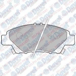 DELPHI LP2194 Fren Balatasi On (136mm) Insight 09- Jazz Iii 08-